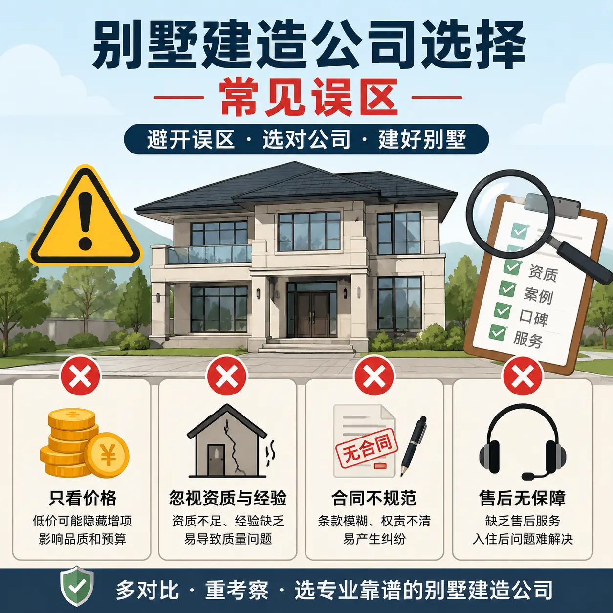 云岩 别墅建造公司推荐:了解市场行情与服务内容