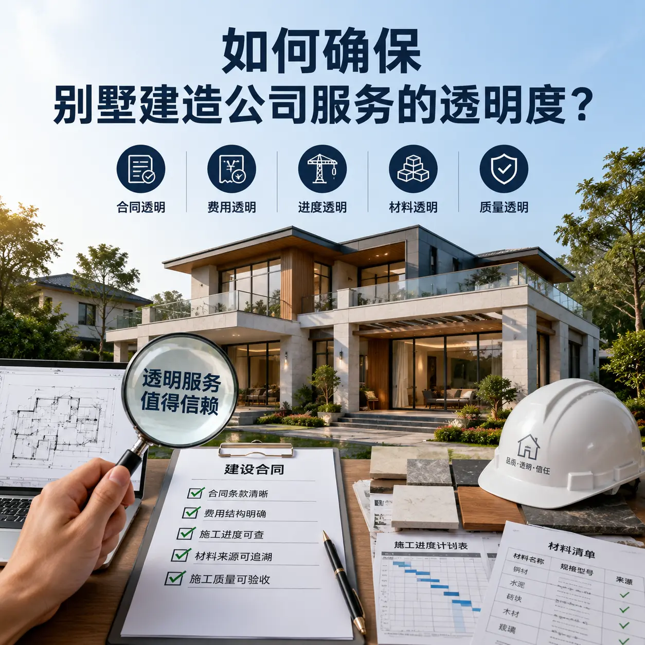 在 云岩 如何确保别墅建造公司服务的透明度?