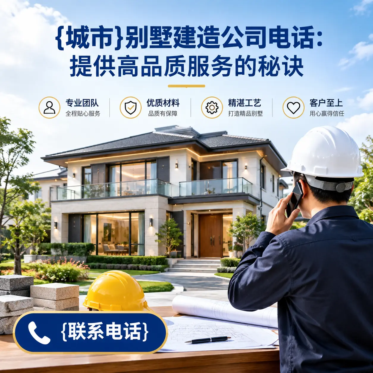 云岩别墅建造公司电话：提供高品质服务的秘诀