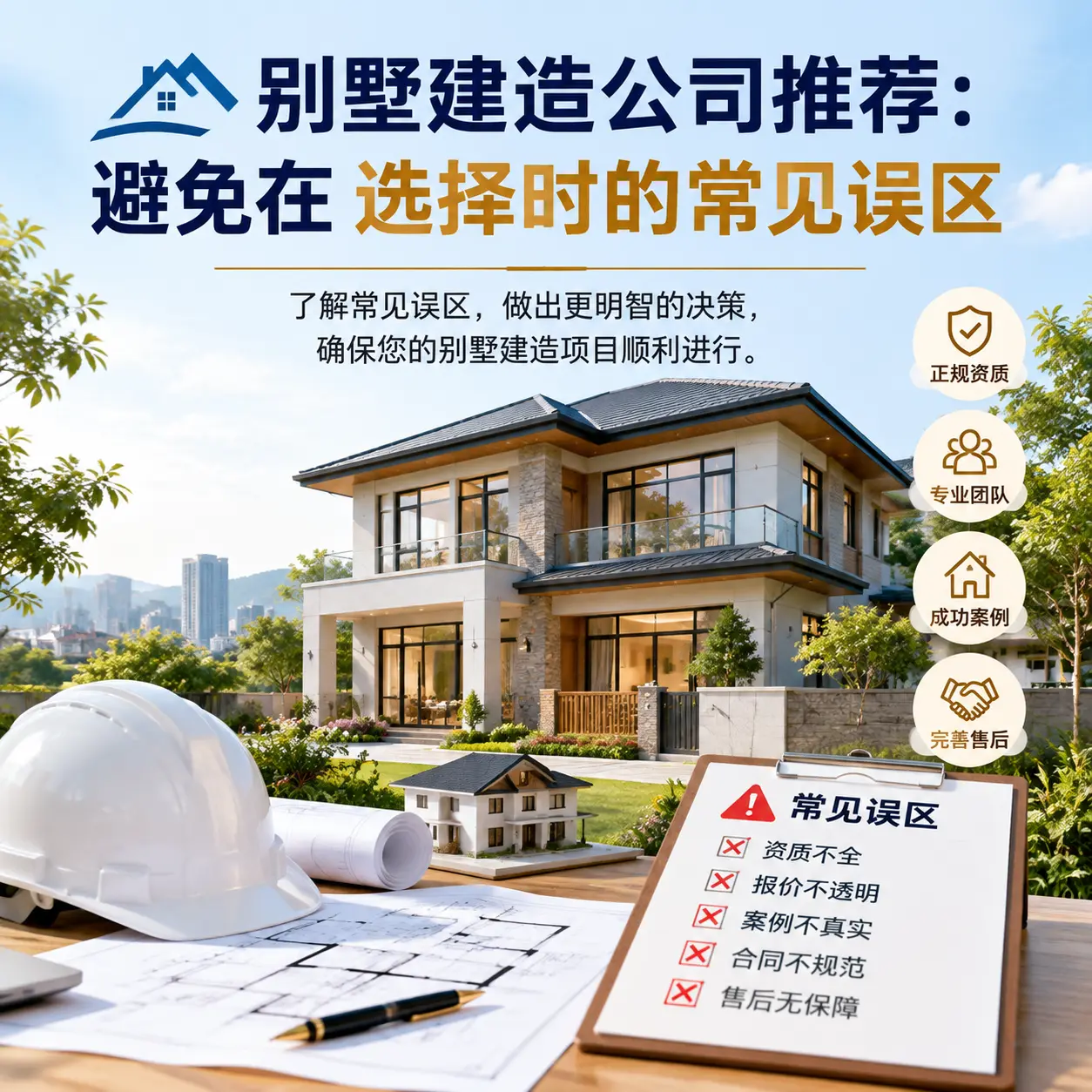 别墅建造公司推荐：避免在 云岩 选择时的常见误区