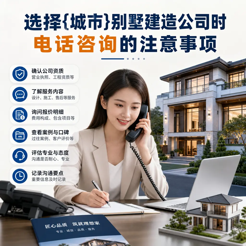 选择云岩别墅建造公司时,电话咨询的注意事项
