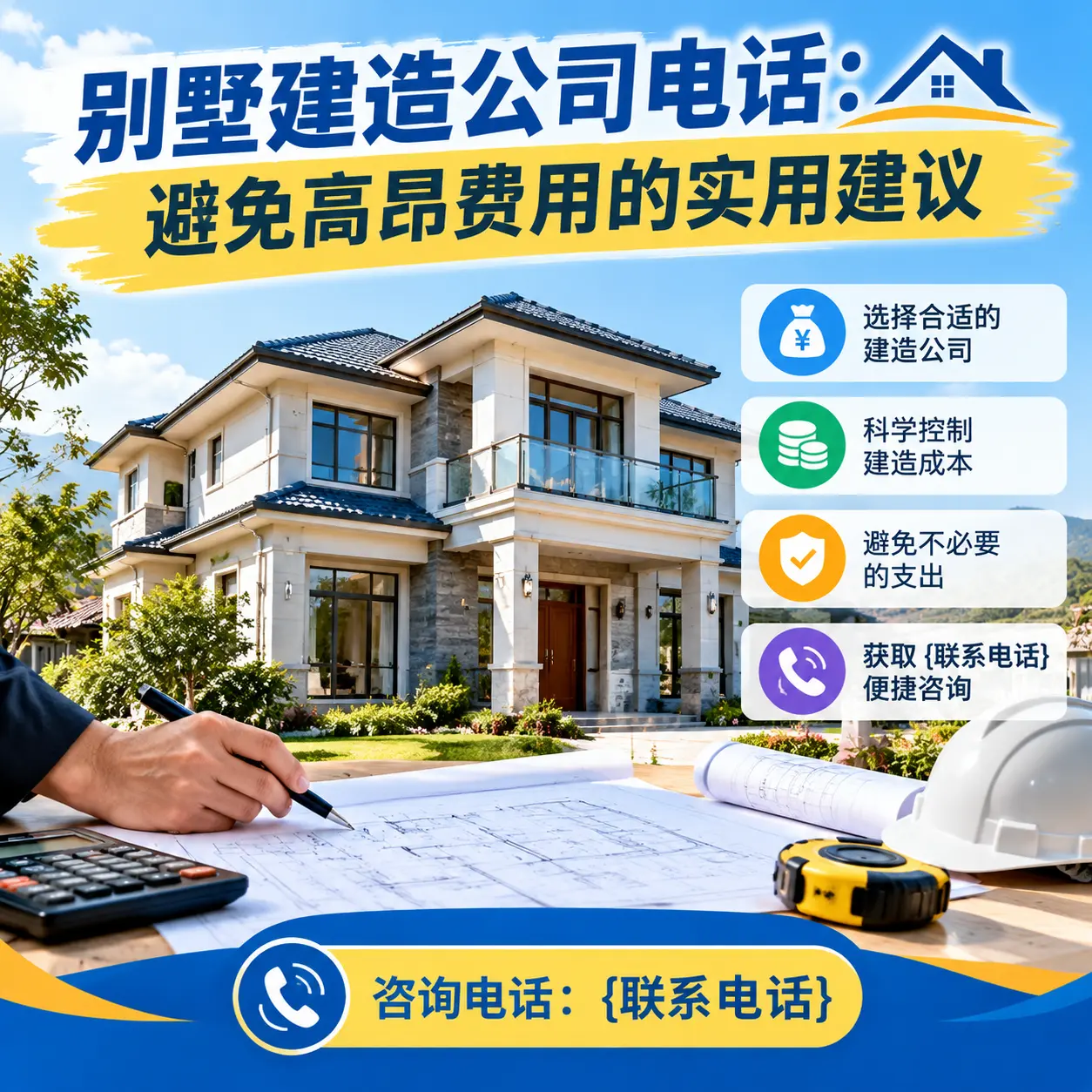 云岩别墅建造公司电话:避免高昂费用的实用建议