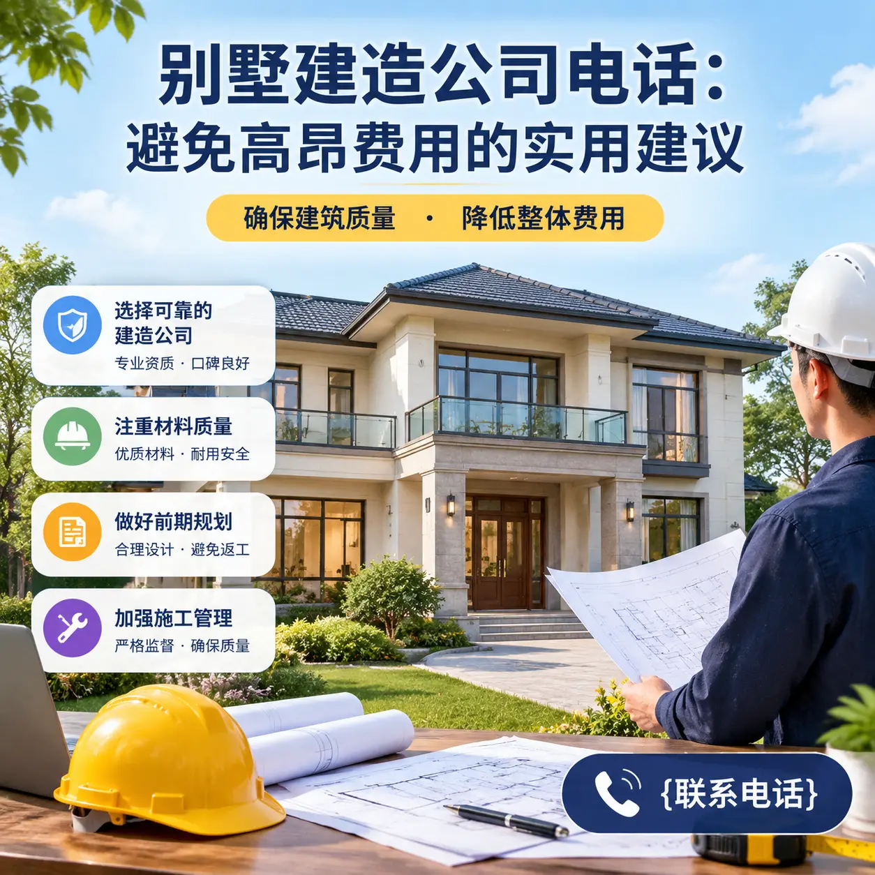 云岩别墅建造公司电话:避免高昂费用的实用建议