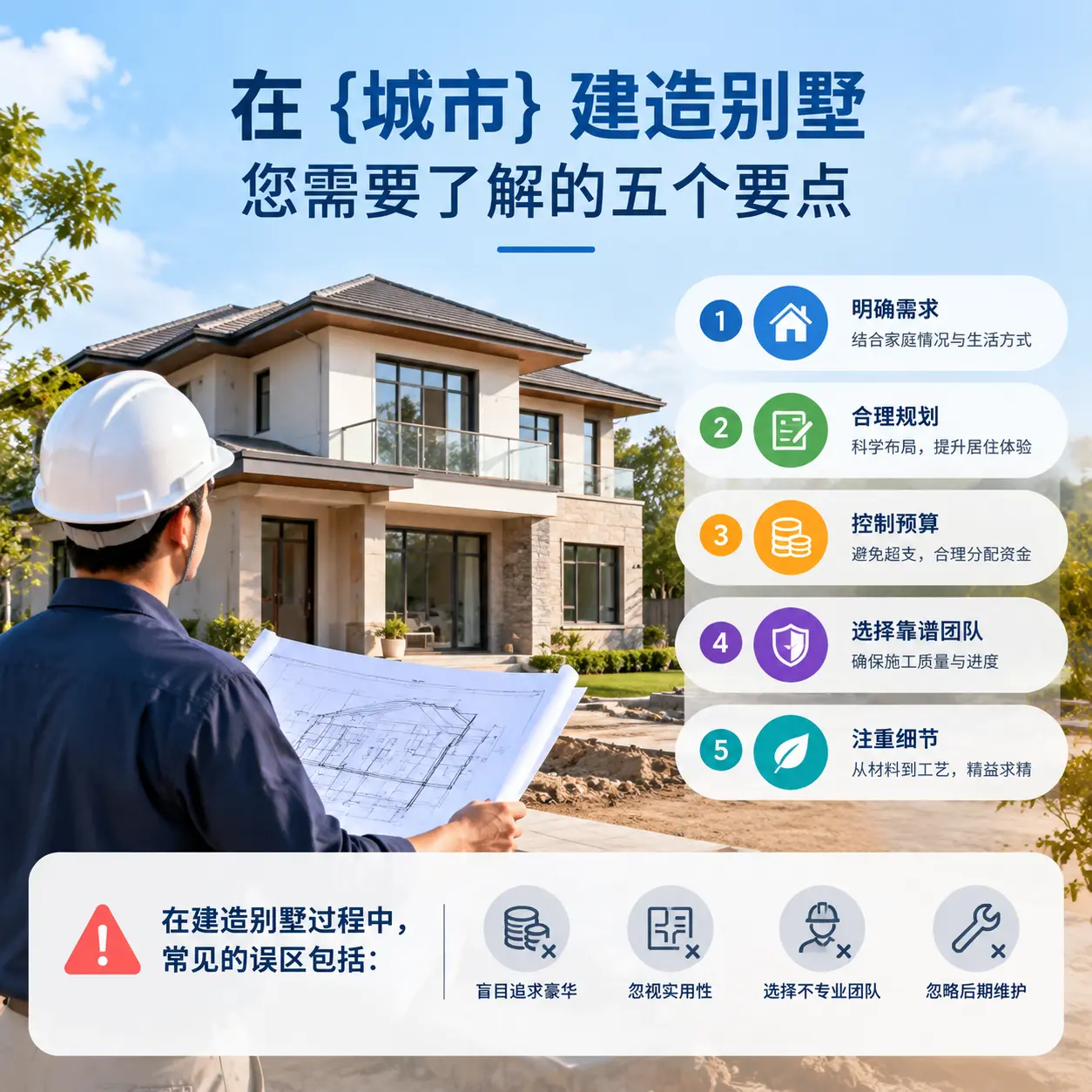 在 云岩 建造别墅,您需要了解的五个要点