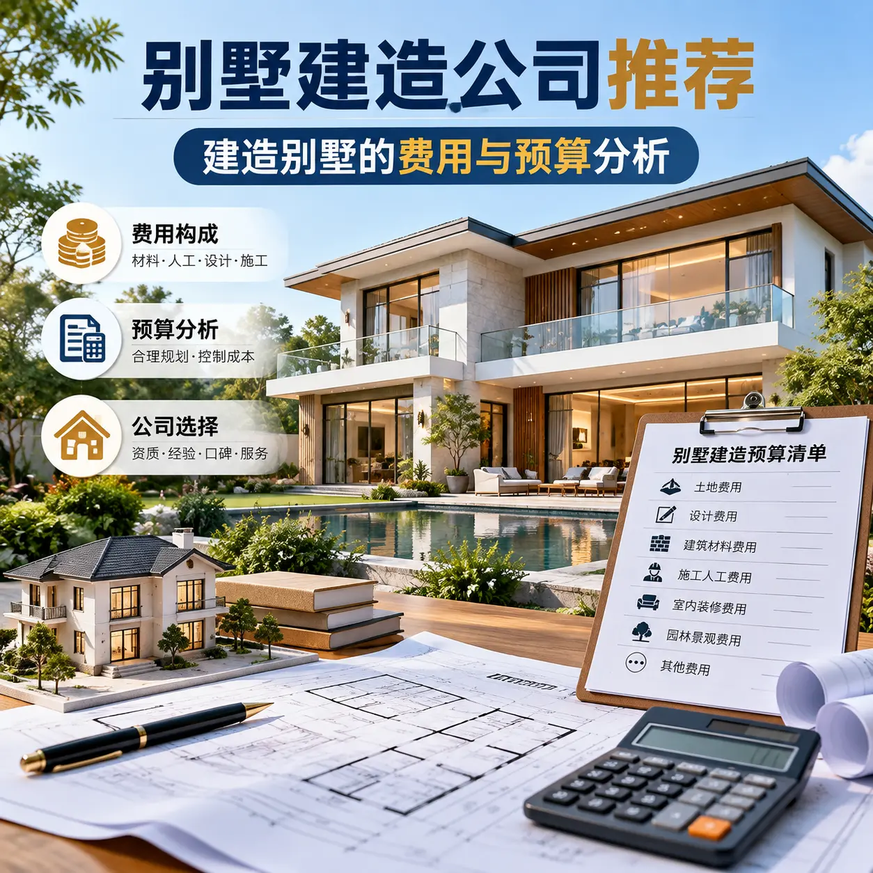 别墅建造公司推荐： 云岩 建造别墅的费用与预算分析