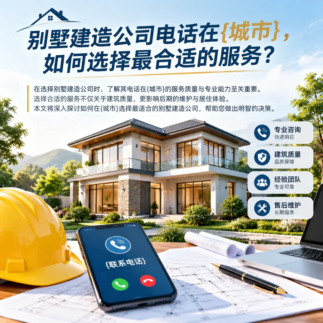别墅建造公司电话在云岩,如何选择最合适的服务?