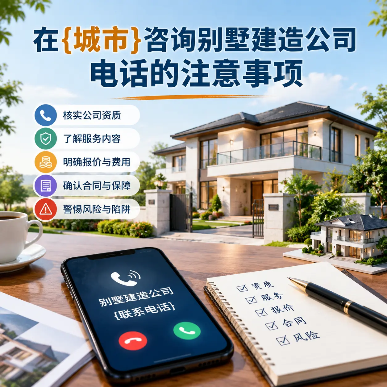 在云岩咨询别墅建造公司电话的注意事项
