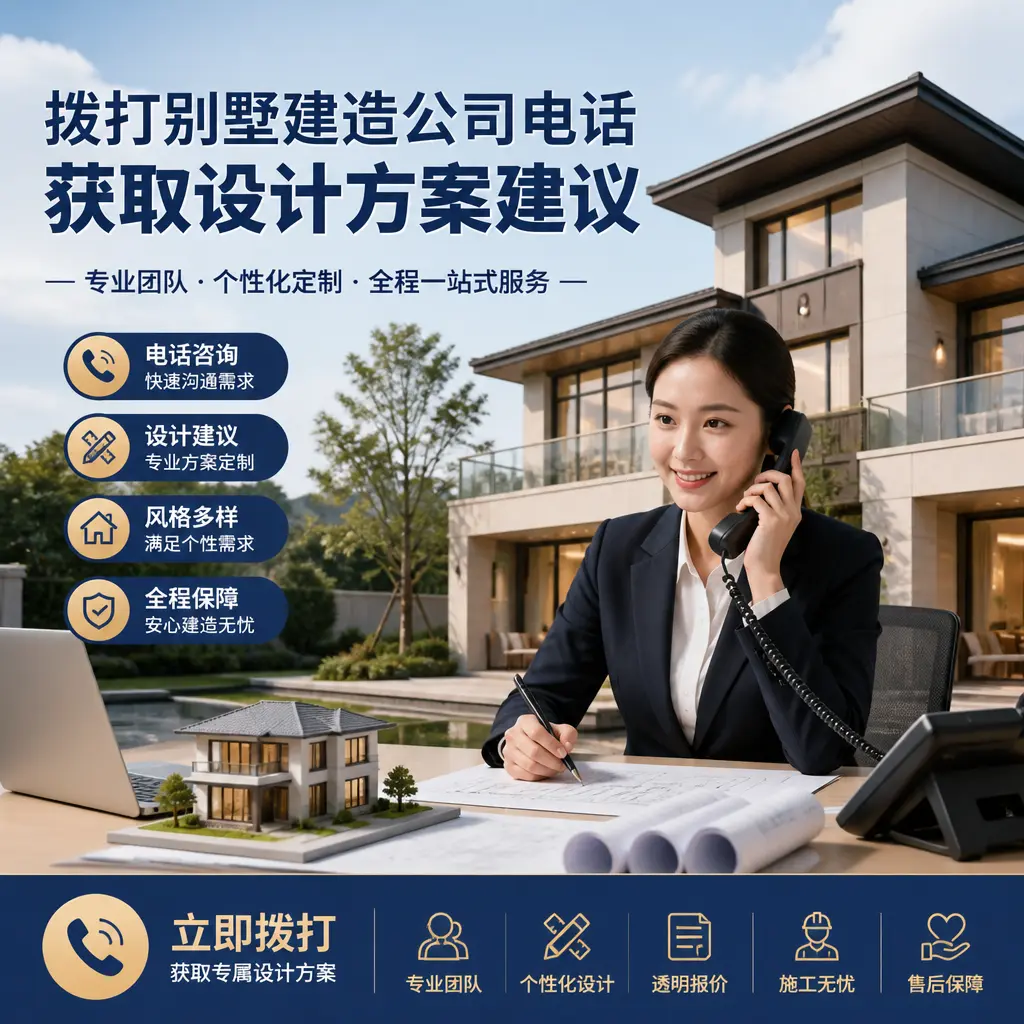 拨打云岩别墅建造公司电话,获取设计方案建议