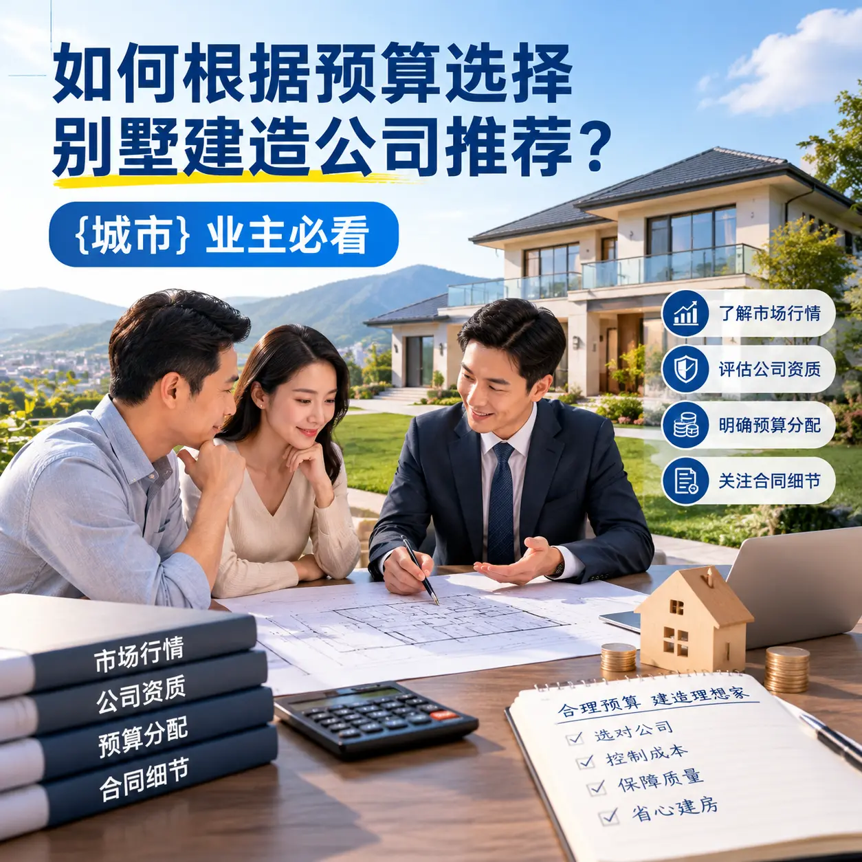如何根据预算选择别墅建造公司推荐？ 云岩 业主必看