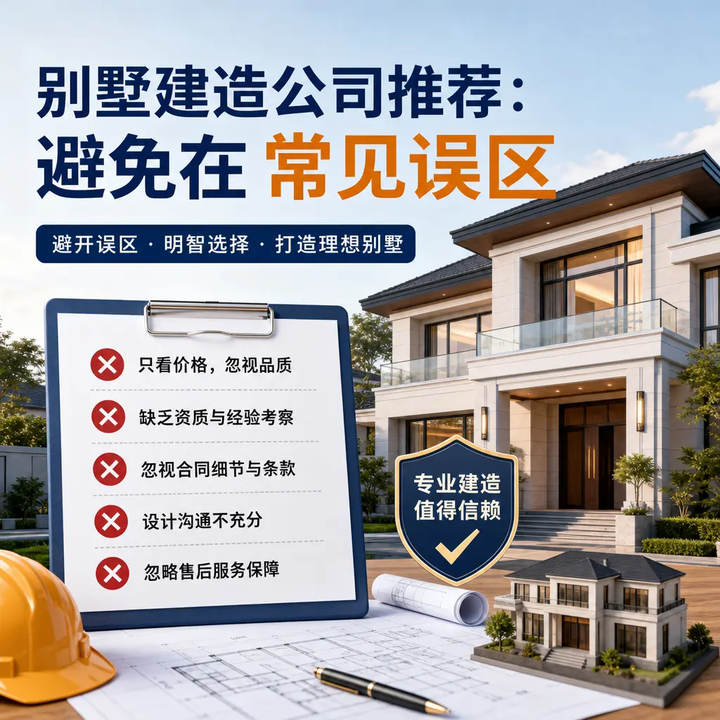 别墅建造公司推荐:避免在 云岩 的常见误区
