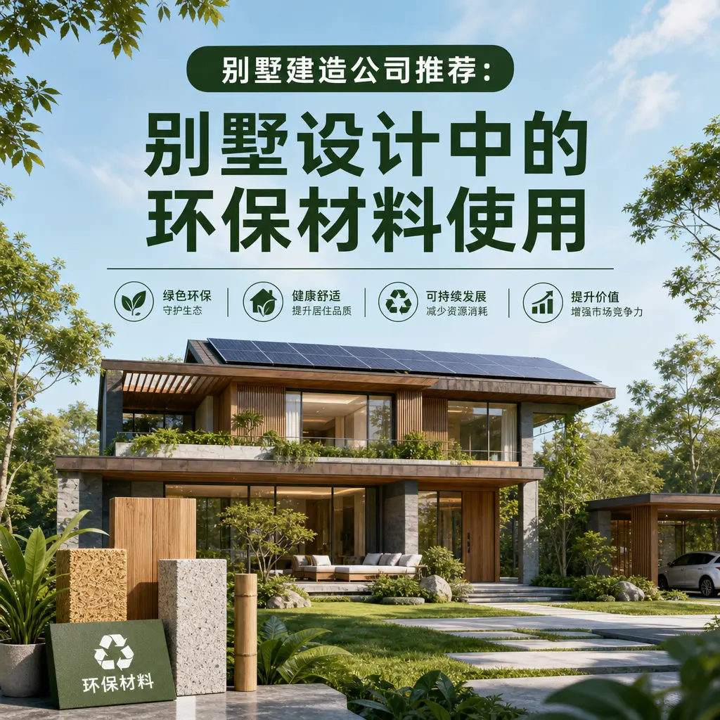 别墅建造公司推荐: 云岩 别墅设计中的环保材料使用